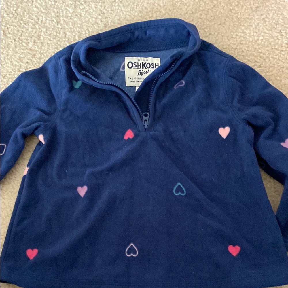 OshKosh B'gosh Navy Heart Pullover